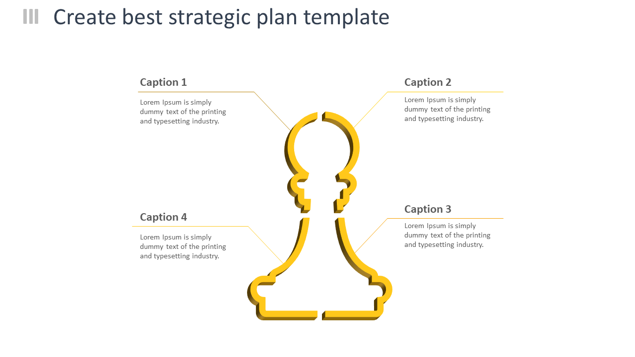 strategic plan template-yellow